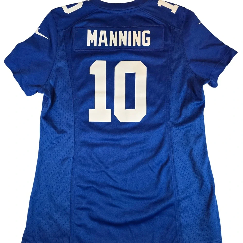 Nike On Field NY Giants Eli Manning 10 Royal Blue Football Jersey Youth Medium